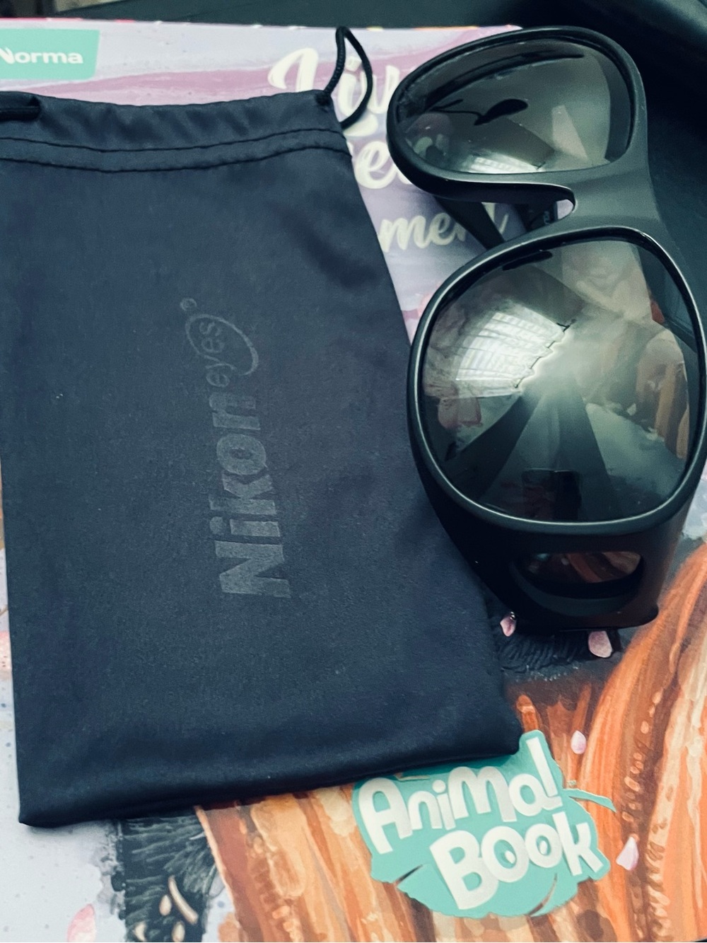 Fit over Rx glasses. Polar Optics Black Sunglasses